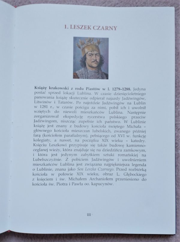 Biogram księcia Leszka Czarnego