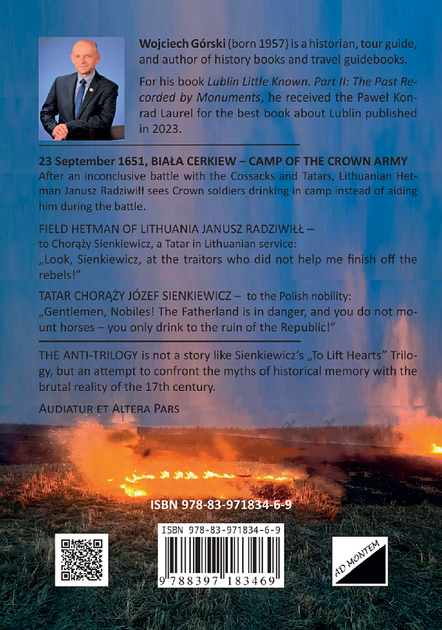 Back cover of Volume 1